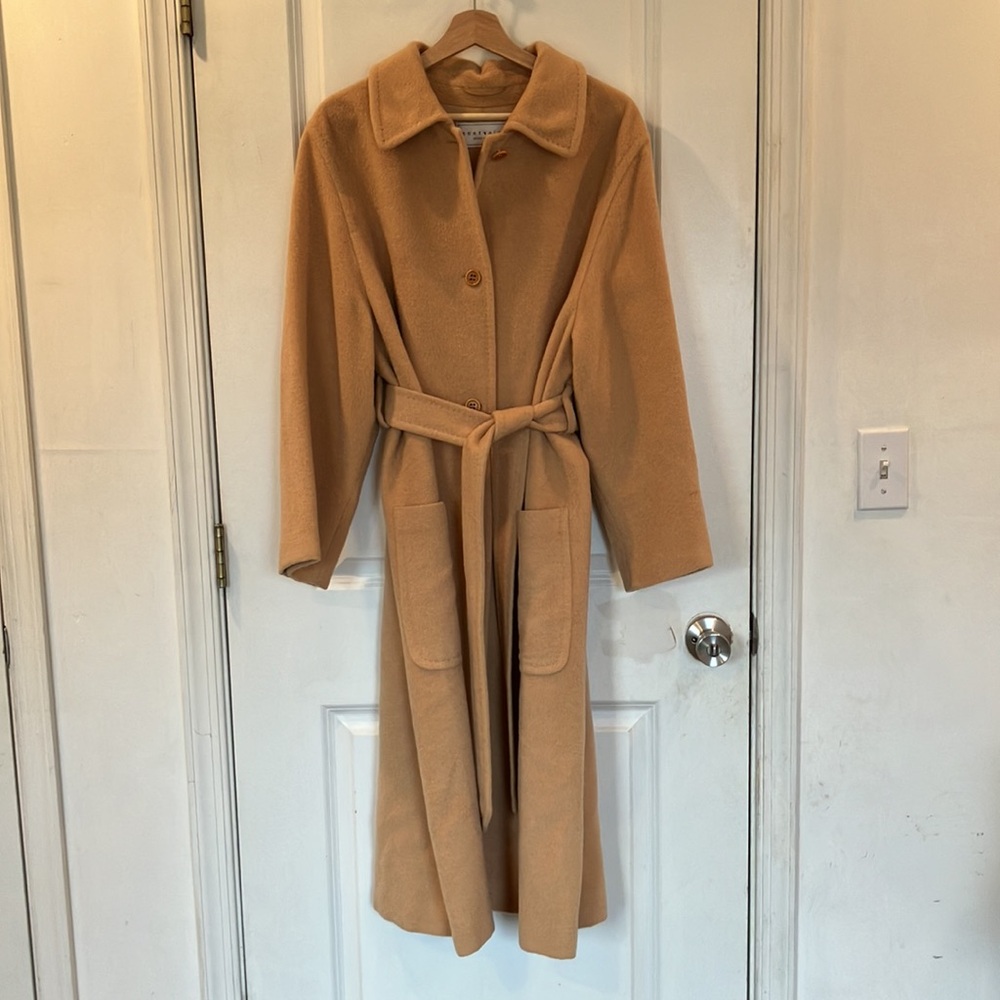 Vintage Contaire by Louis Feraud Wool Trench Coat 14